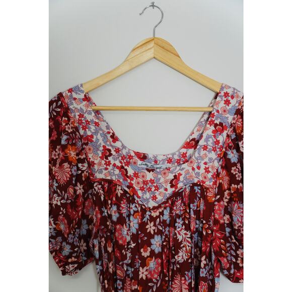 Salty Bright Floral Prairie Dress Size 8 - Picture 5 of 8